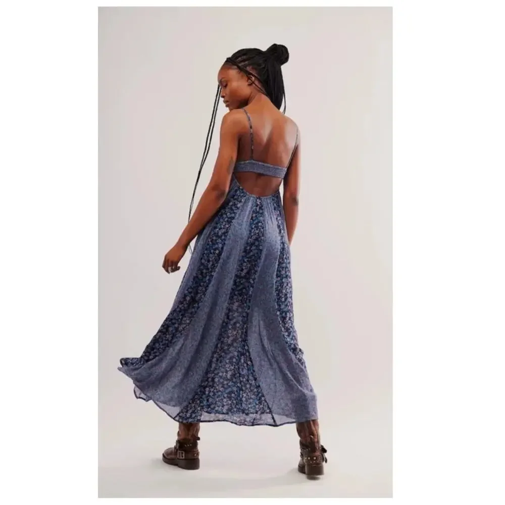 NEW Free People Forever Time Sleeveless Midi Dress Size XL